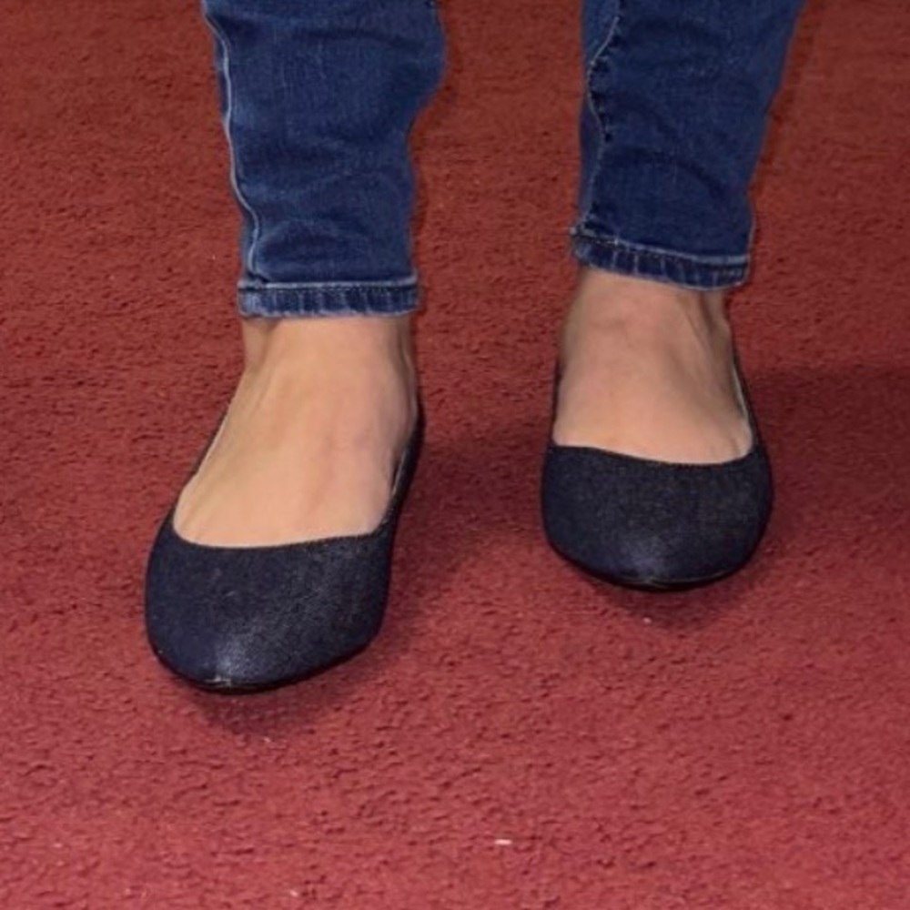 Blue flats